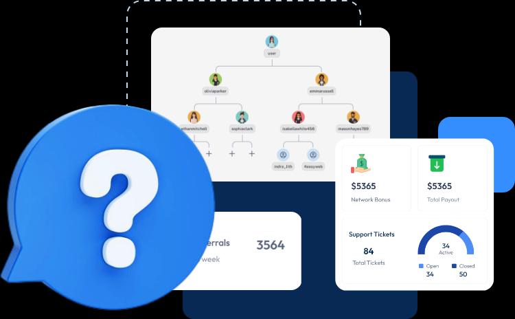 Direct selling software dashboard